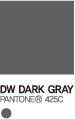 DW Dark Gray pantone 425C